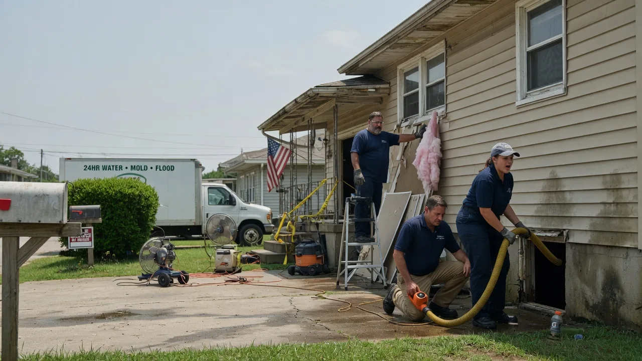 Water Damage Repair in Pitkin, LA near me